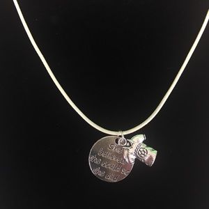 “She believed she could...” Necklace